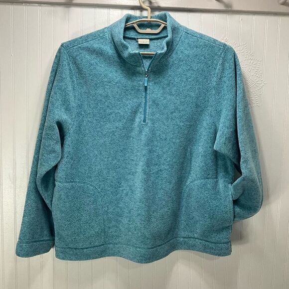 L. L. BEAN Fleece 1/4 zip Pullover - Picture 1 of 4